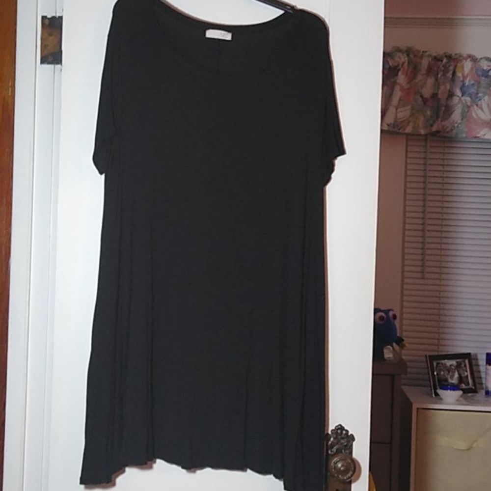 Black swing dress